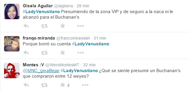 lady venustiano tuits