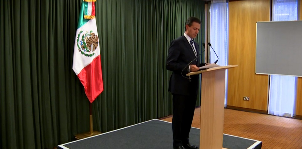 mensaje Peña Nieto desde Reino Unido