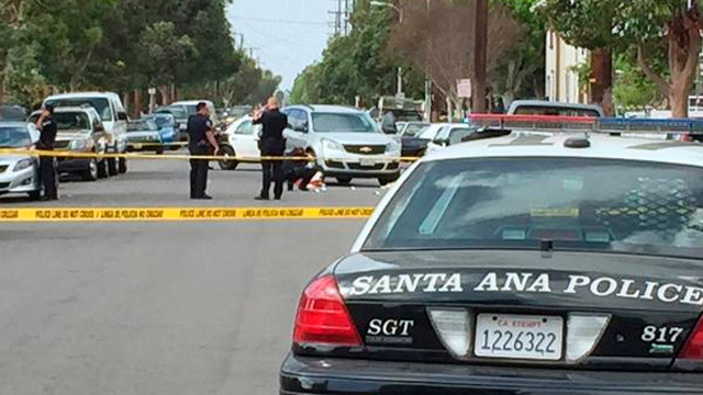 policia gringa escena crimen santa ana