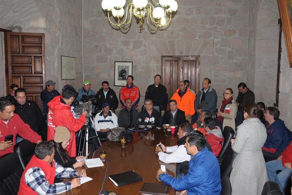 reunión Ayuntamiento de Morelia comité de contingencia