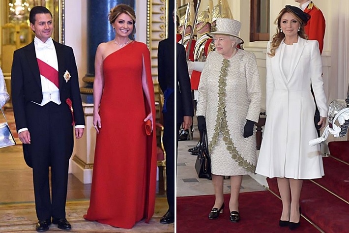 vestidos angélica rivera polémica inglaterra la buena