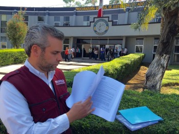 Alfredo Ramírez candidato Morena denuncia