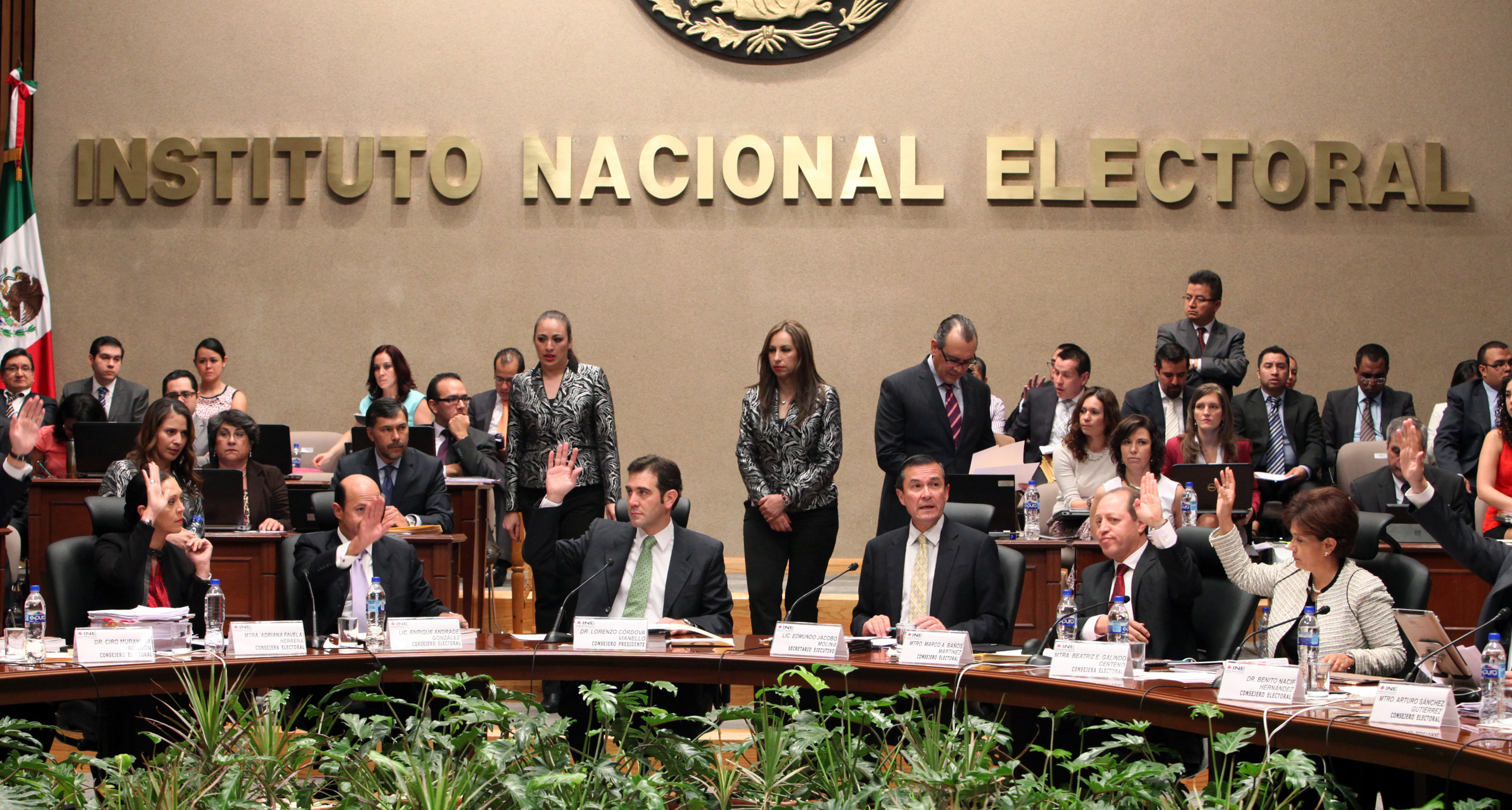 Sesión Extraordinaria del INE
