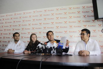 Movimiento Ciudadano Michoacán rueda de prensa Daniel Moncada