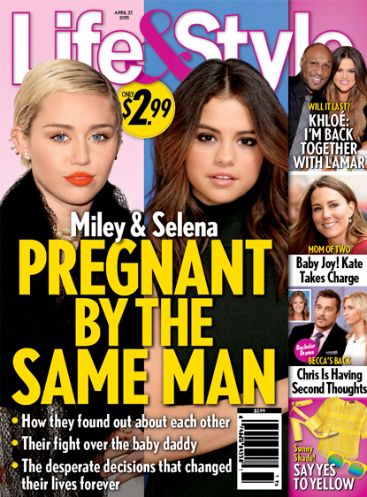 Selena Gómez Y Miley Cyrus Embarazadas Por El Mismo Hombre