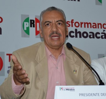 Agustin Trujillo, dirigente del PRI Michoacán // Foto: Archivo