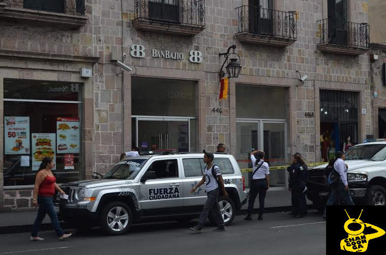 asalto a banco del bajio