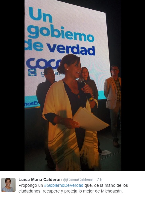 Primera foto que compartió en redes sociales Cocoa en el arranque de su campaña