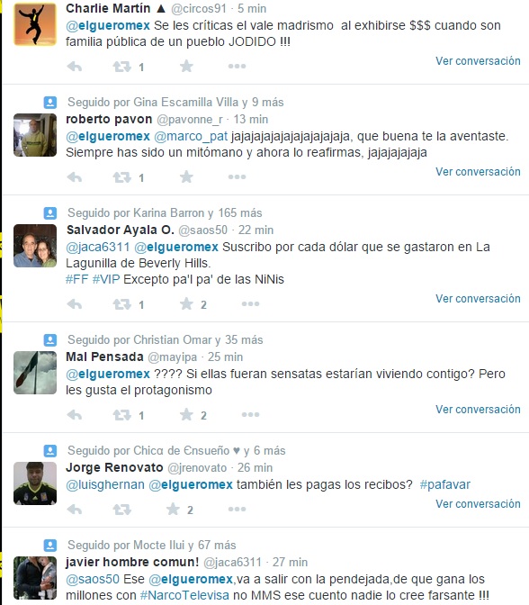 el guero castro tuit hijas
