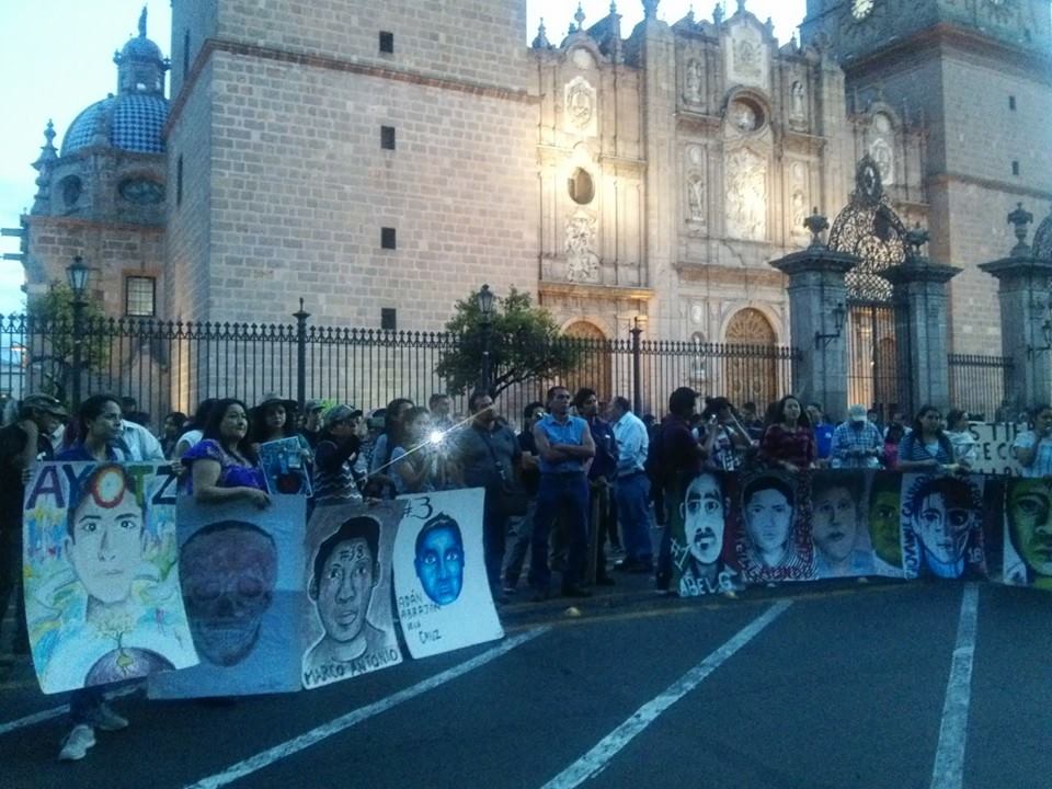 mitin morelia ayotzinapa 27 abr