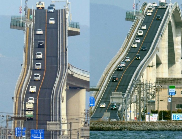Atrévete A Conducir El Puente Más Inclinado Del Mundo