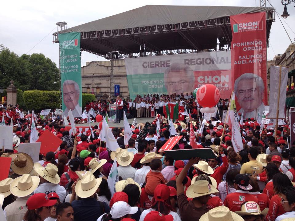 Cierre de campaña Chon