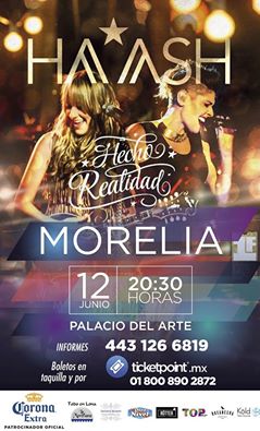 HA ASH en morelia 12 de junio del 2015 palacio del arte