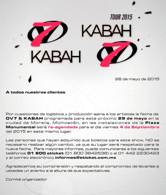 Kabah y OV7