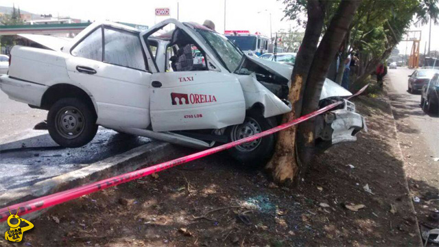 accidente-taxi-Morelia