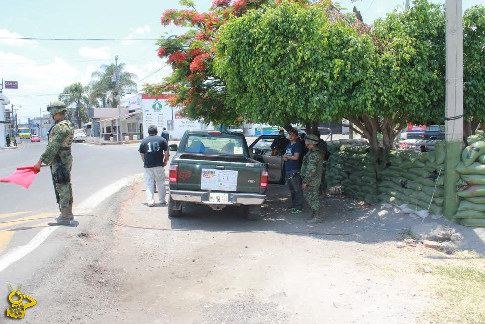blindaje límites de Michoacán con Jalisco militares