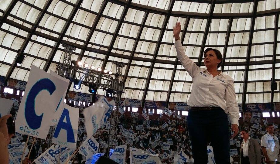 cocoa calderón en cierre de campaña 2