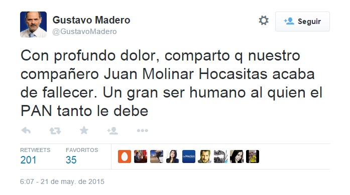juan molinar muerte gustavo madero