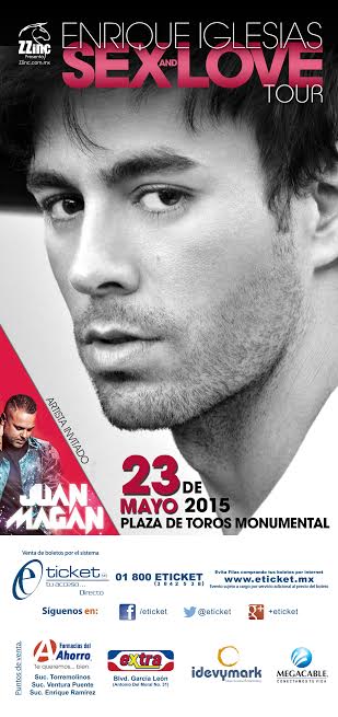 poster Enrique Iglesias en Morelia