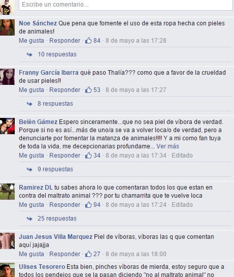 Rechazan Sus Fans A Thalía Por Presumir Chamarra De Piel De Víbora En Redes