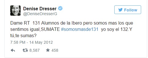 yosoy132 a 3 años 2do tuit