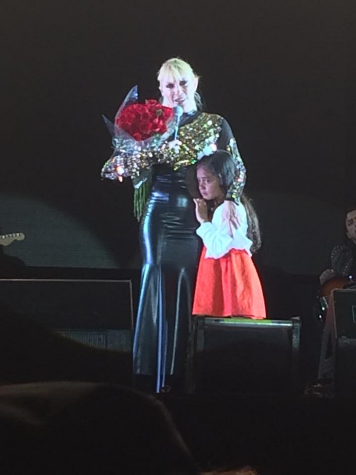 yuri con su hija en Morelia Celebrando el día de las madres en Morelia 2015