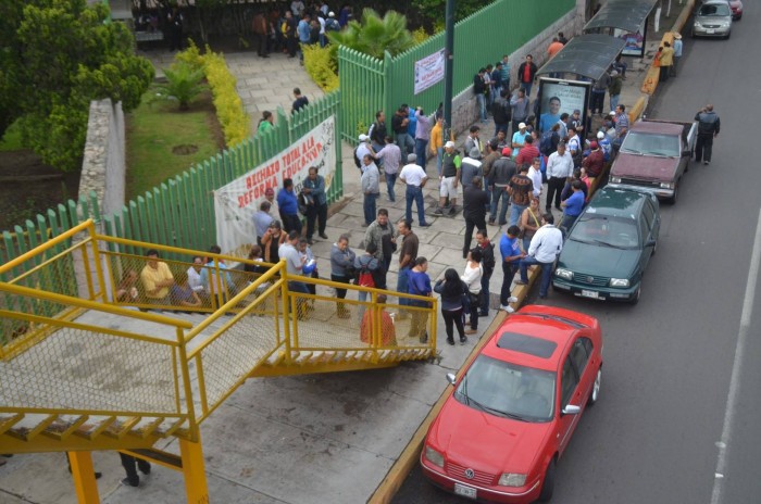 MORELIA CNTE se moviliza en Michoacán para evitar aplicación de evaluaciones, no hubo presencia policíaca en las sedes (2)