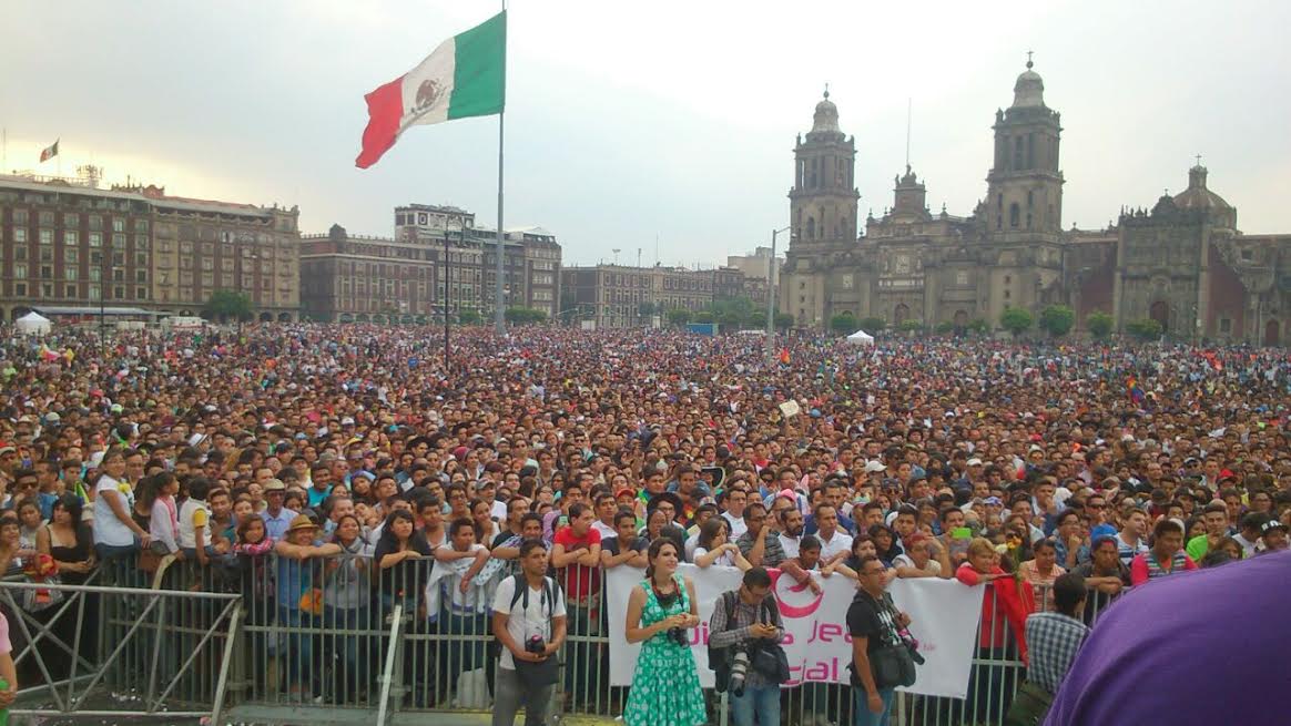 Zócalo marcha gay México