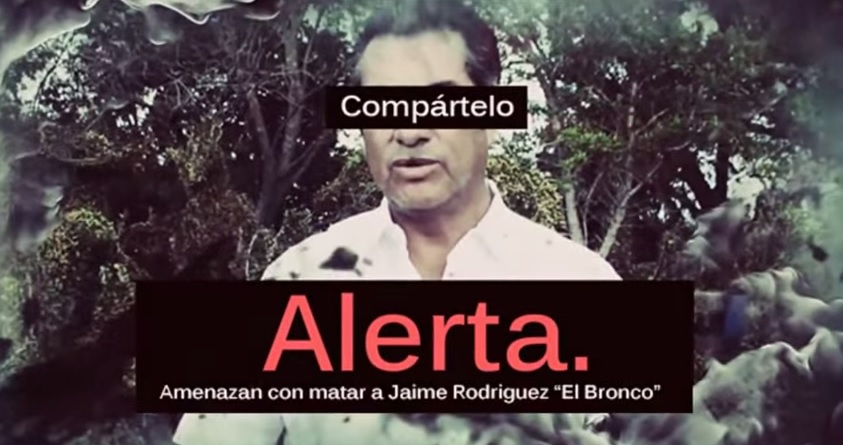 amenaza jaime rodriguez anonymous bronco