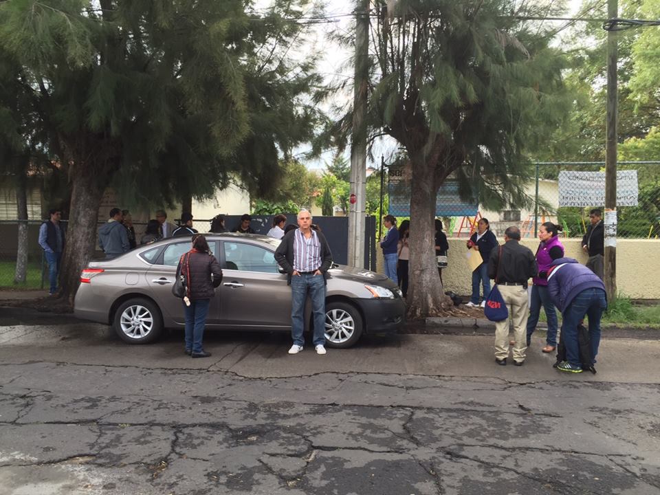 Casilla en la Chapultepec Sur que debió ser reubicada porque se encontró cerrada con candados