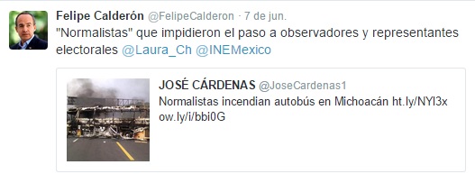 felipe calderon sobre elecciones