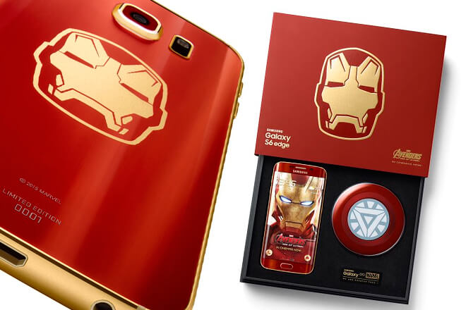 galaxy edición iron man