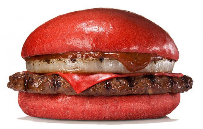 hamburguesa roja de burger king
