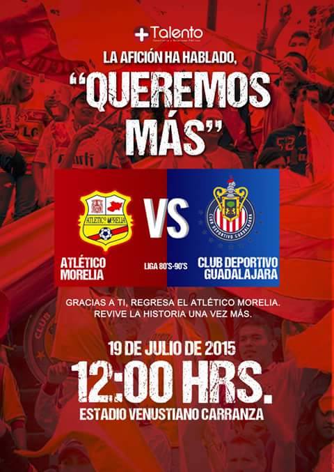 juego atletico morelia