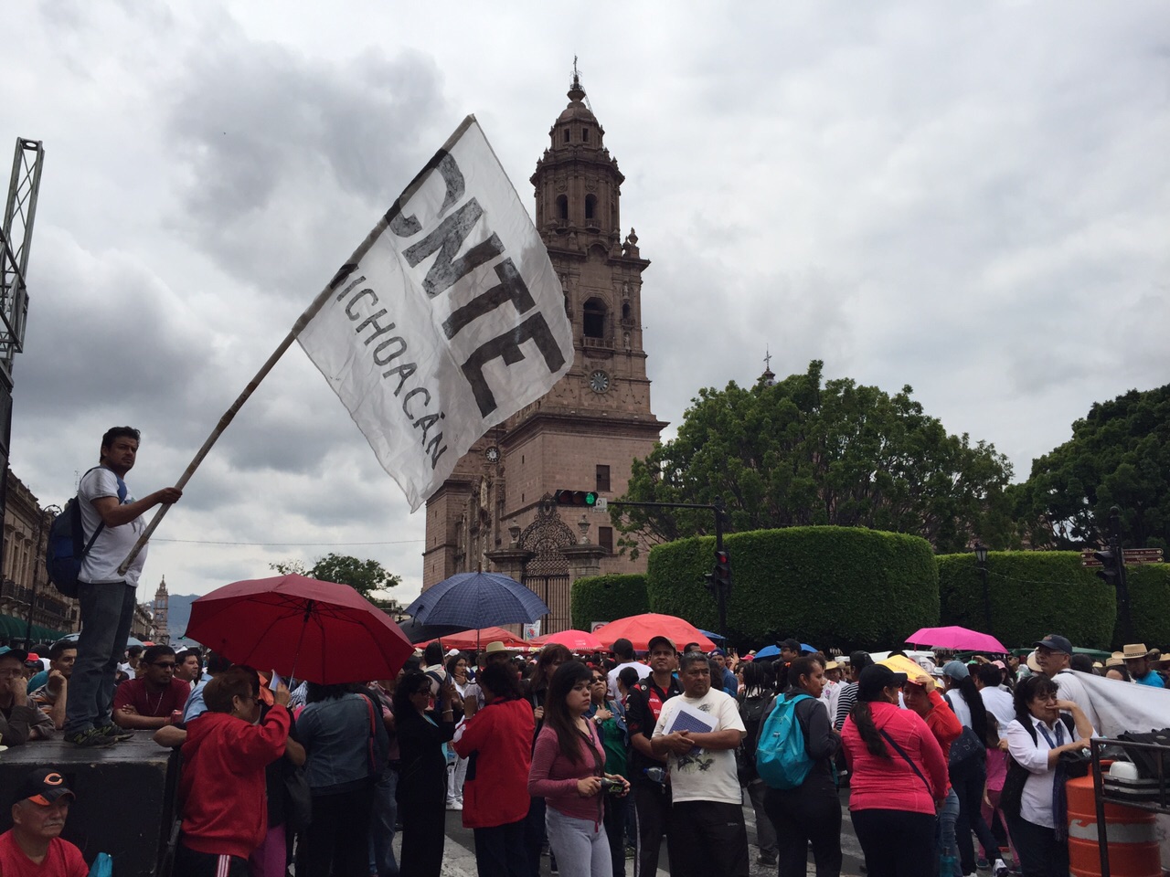 marcha CNTE Centro Morelia 2