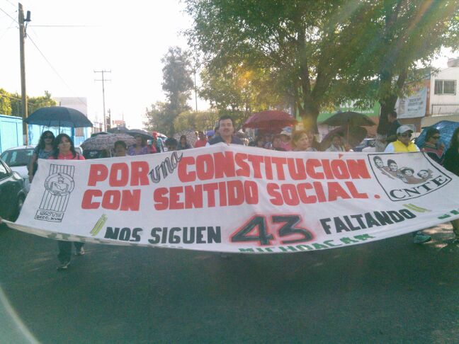 marcha CNTE Morelia