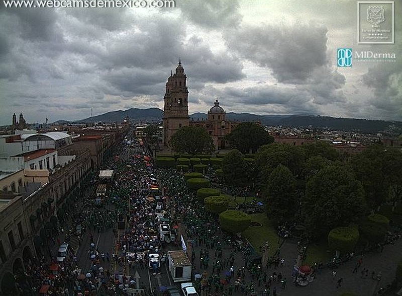 marcha centro Morelia