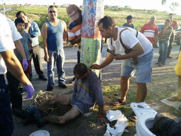 vecinos detienen a ladrón Morelia