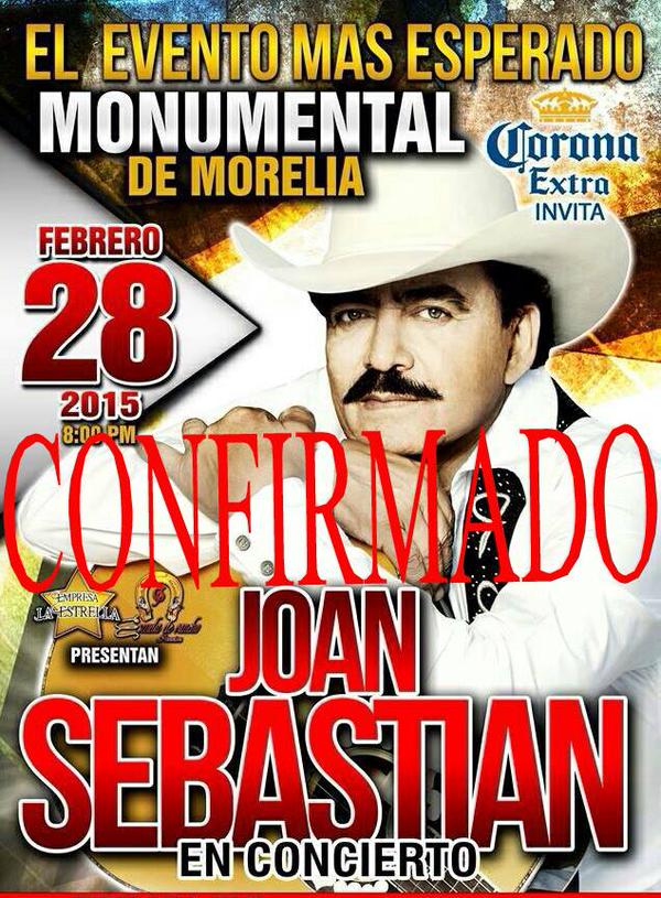 joan sebastian monumental febrero morelia