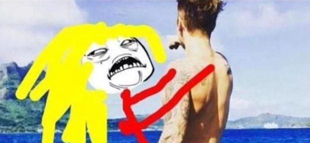 meme Justin Bieber trasero 8