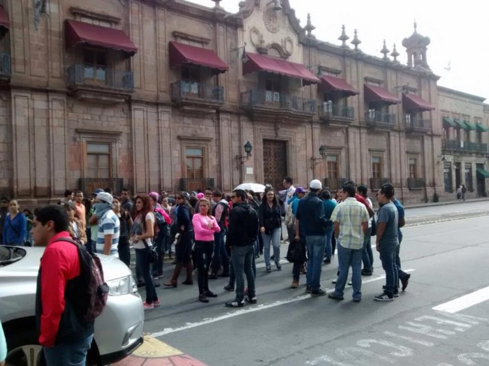 normalistas en el centro