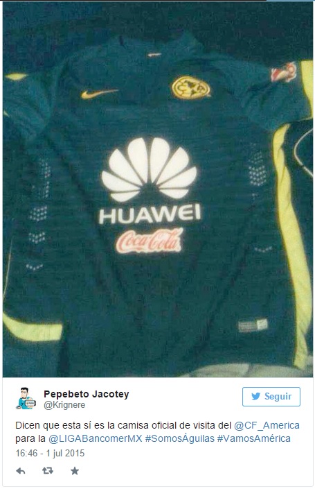 playera america nueva 2015