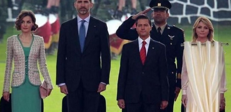 reyes de españa peña nieto la gaviota