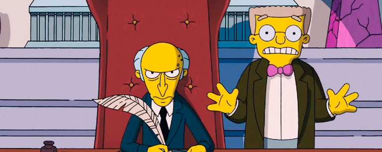 smithers los simpson