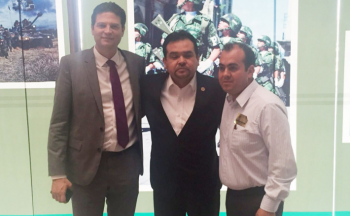 Alfonso Martínez con diputados federales para gestionar recursos para Morelia