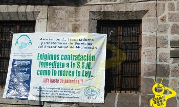 Toma de los trabajadores de la salud