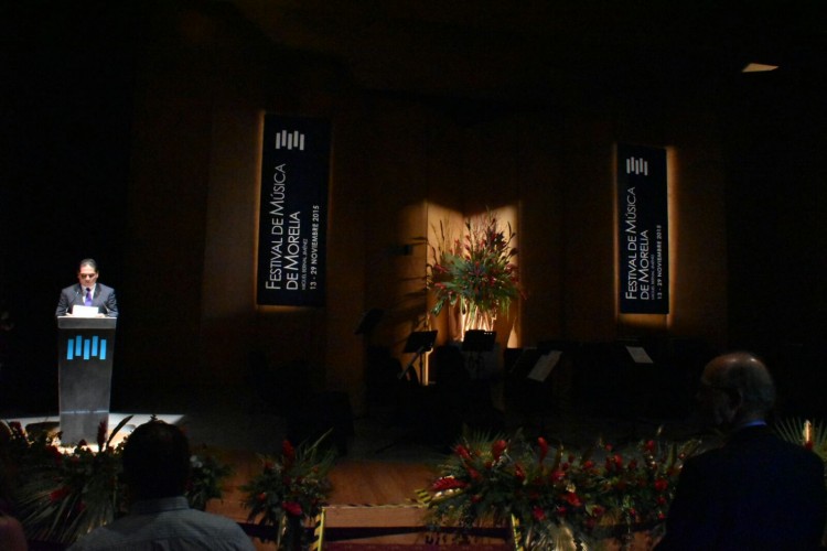 Silvano Aureoles Festival de Musica de Morelia Conaculta