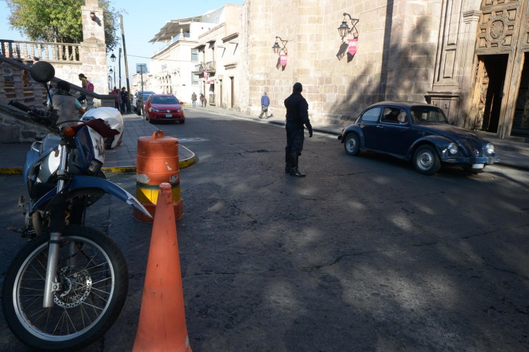cierre de calles por programa hoy
