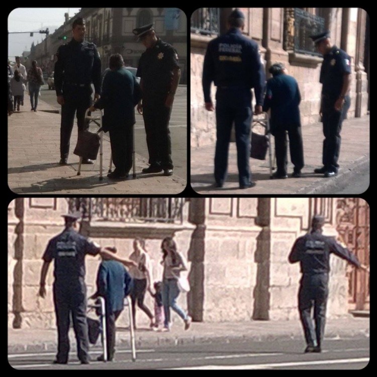 policia buena onda gendarmeria señora centro morelia