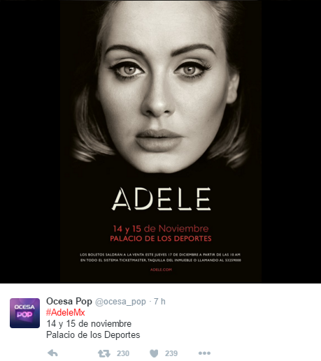 adele méxico